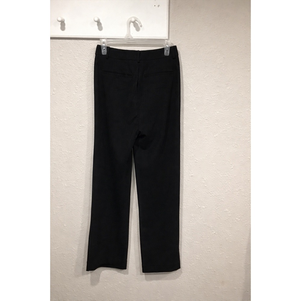 NWT Cuts Essential Pant Black Wide Leg High‎ Waist Workwear Minimalist Sz 4 Tall - Picture 7 of 7